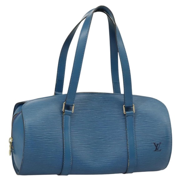 LOUIS VUITTON Epi Soufflot Hand Bag Blue M52225 LV Auth 100524 - Picture 1 of 16